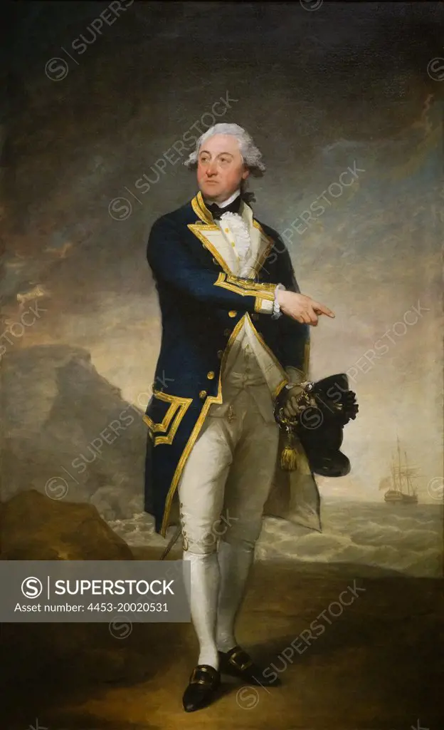 Captain John Gell by Gilbert Stuart (1755 - 1828); Oil on canvas; 1785