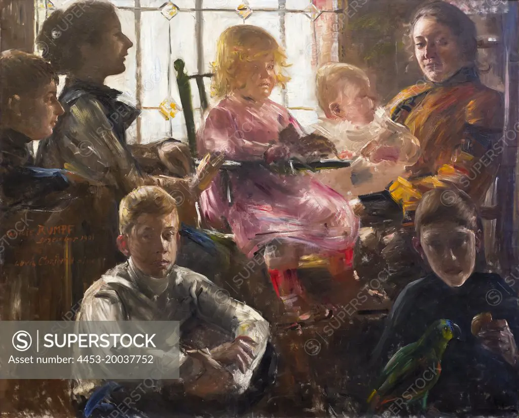  The Family of the painter Fritz Ronepf 1901. (Lovis Corinth; Tapiau/Ostpreuben 1858-1925 Zandvoort/Holland)