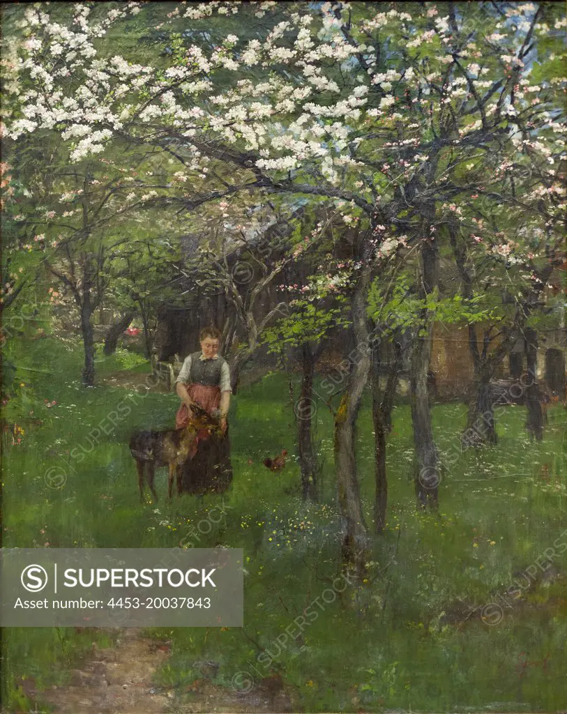 1880 Spring in Kutterling. (Johann Sperl; Buch/ Fuhrt 1840-1914)