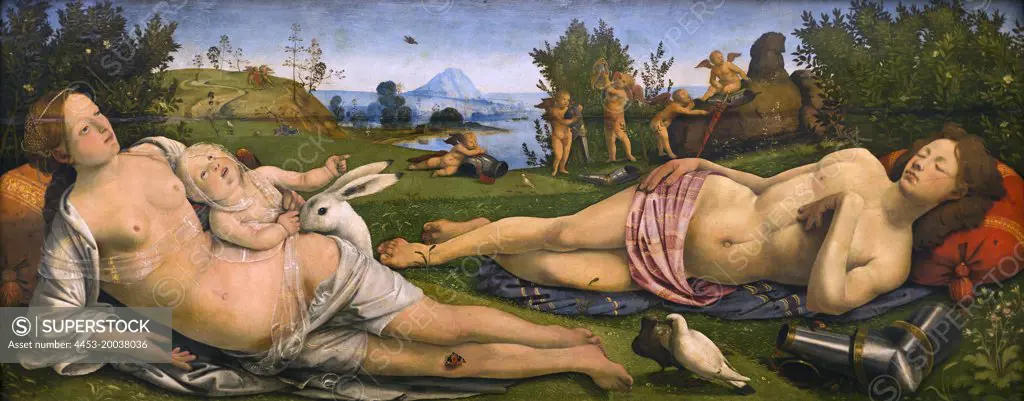"Venus, Mars and Cupid ; c. 1505 ; by Piero di Cosmo"