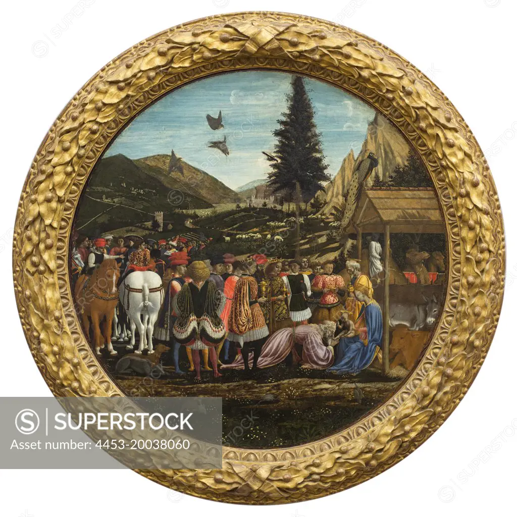 The Adoration of the Kings. 1439/41. (Domenico Veneziano; 1405/10 Venice; Florence -1461)