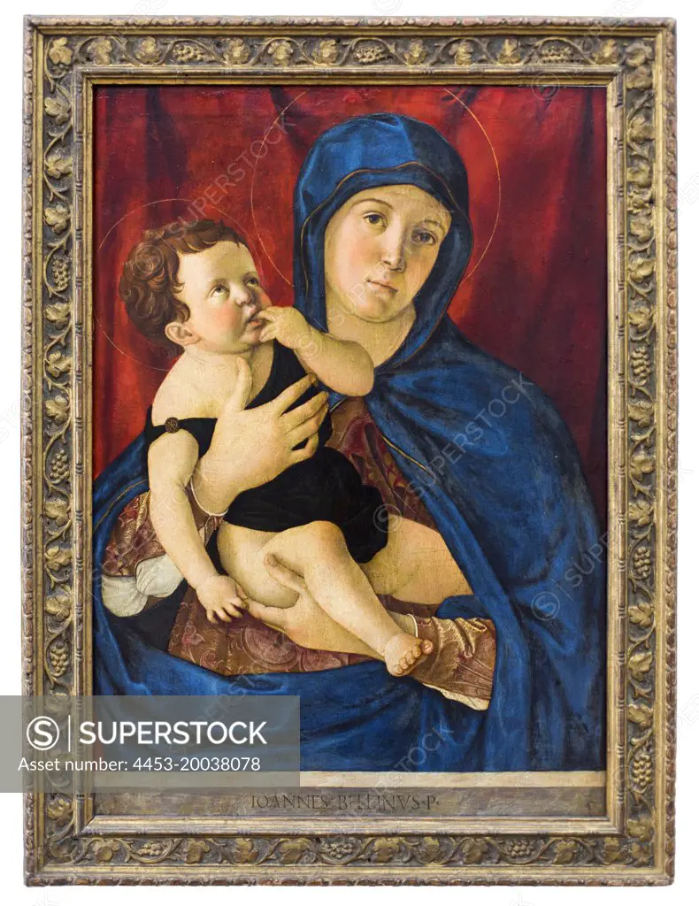 Mary with the Child. (Giovanni Bellini; Venice 1516 - Venice 1430/31)