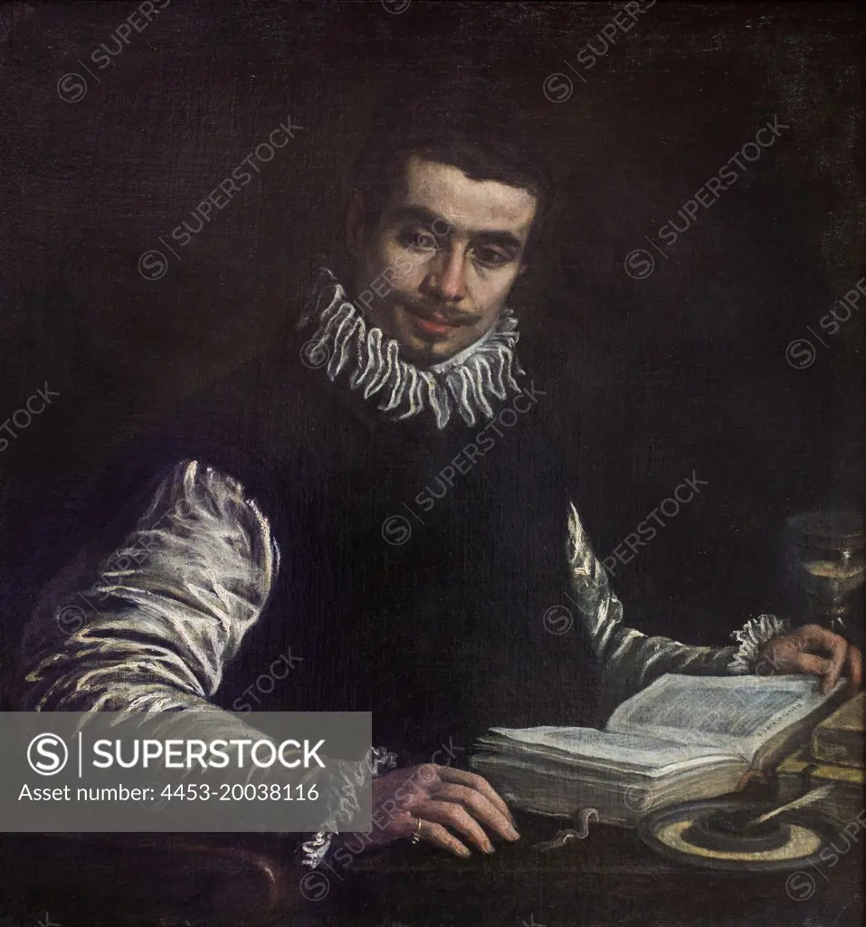 Portrait of a young man. (Leandro da Ponte; gen. Bassano; 1557 Bassano-Venice 1622)