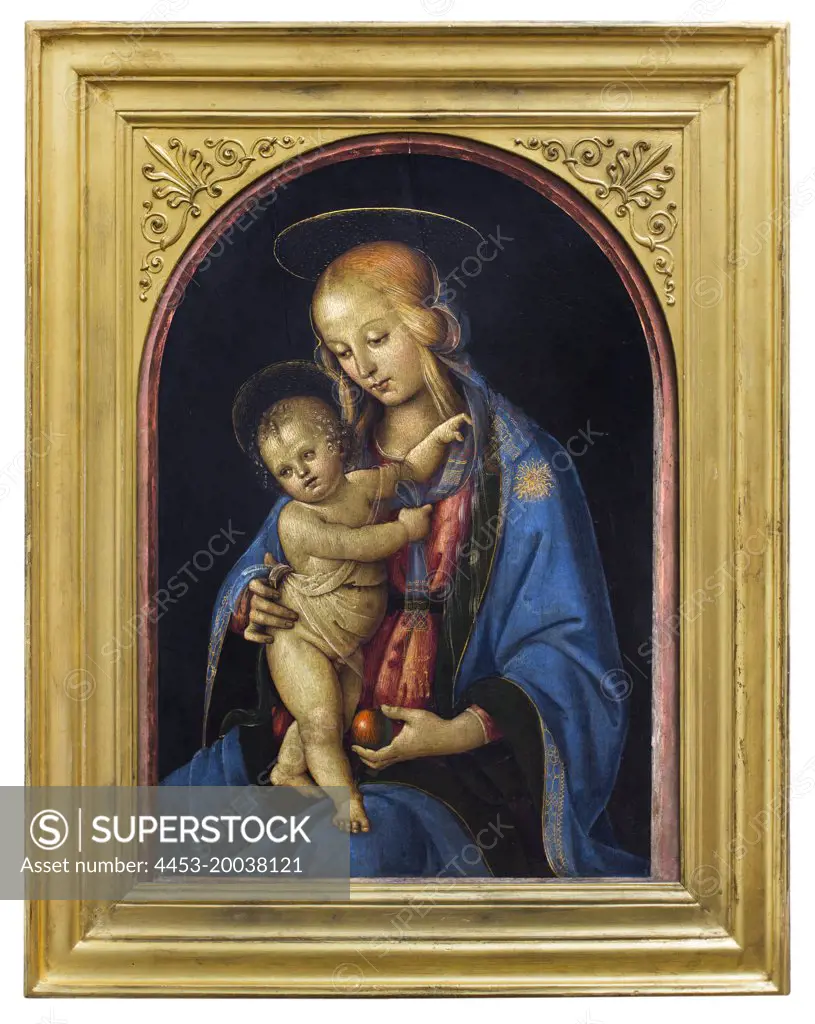 Mary with the child. (Andrea d'Assisi; 1480-1521)