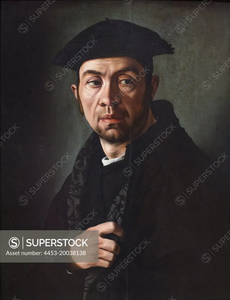 Portrait of a man. C. 1540. (Jacopino del Conte; 1510 Florence Rome-1598)