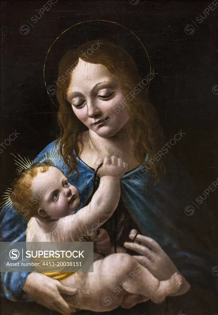 Mary with the child. C. 1500/10. (Master of the Pala Sforzesca; Milan 1480-1520)