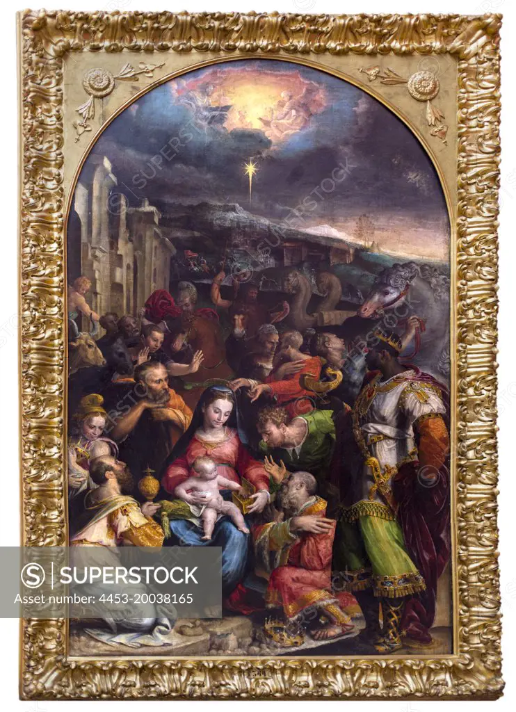 The Adoration of the Kings. 1548/50. (Prospero Fontana; 1512 Bologna Bologna 1597)