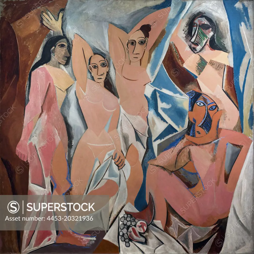 Les Demoiselles d'Avignon 1907 Oil on canvas Pablo Picasso; Spanish; 11881 - 19733
