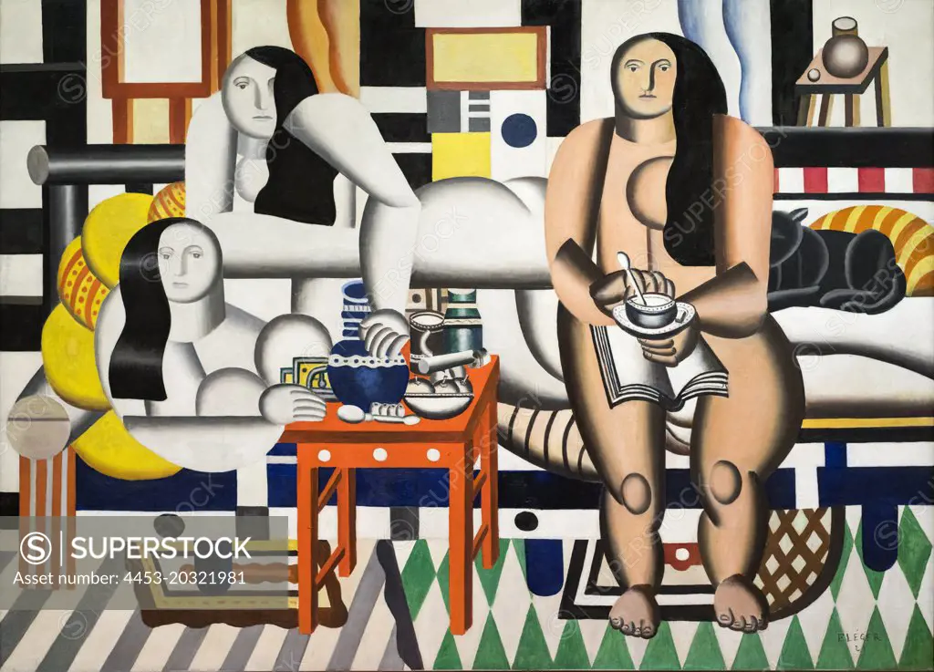Three Woman 1921-22 Oil on canvas Fernand Leger; French; 1881-1955