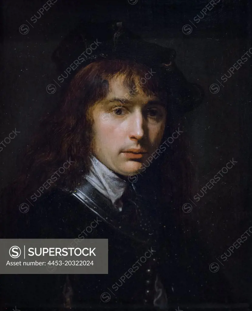 Portrait of a Young Man Self-Portrait; circa 1631 Oil on panel Gerrit Dou Dutch; 1613-1675