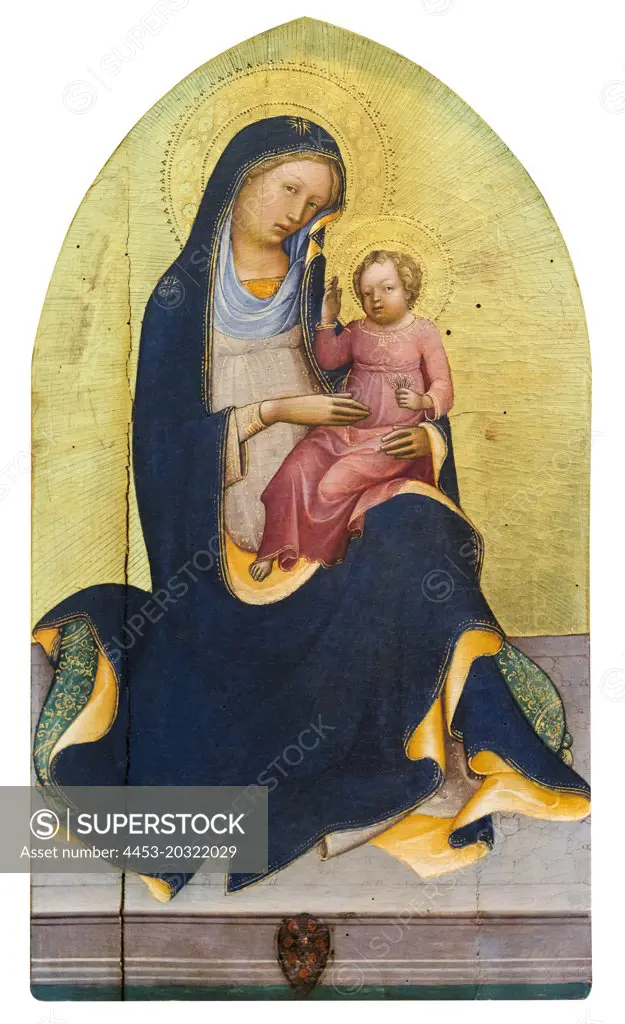 Madonna of Honeility; circa 1415-20 Tempera and gold on panel Lorenzo Monaco Italian; Florentine; circa 1370-circa 1425