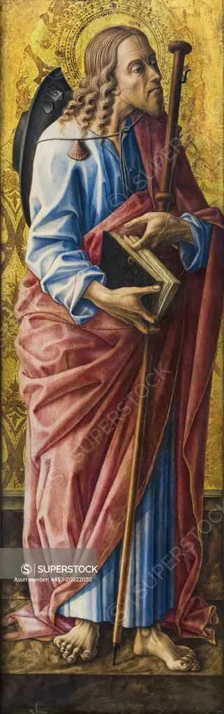 Saint James Major; 1472 Tempera and gold on panel Carlo Crivelli Italian; Venetian; circa 1430/35-1495
