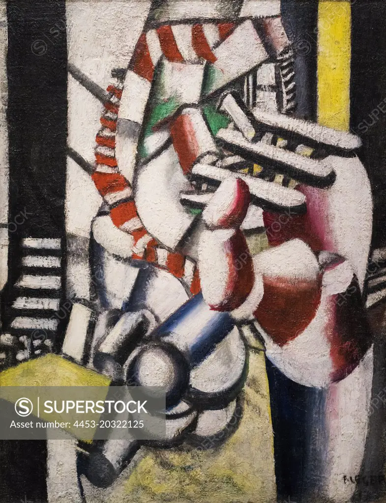 Le Blesse The wounded man; 1917 Oil on canvas Fernand Fernand Leger; French; 1881-1955