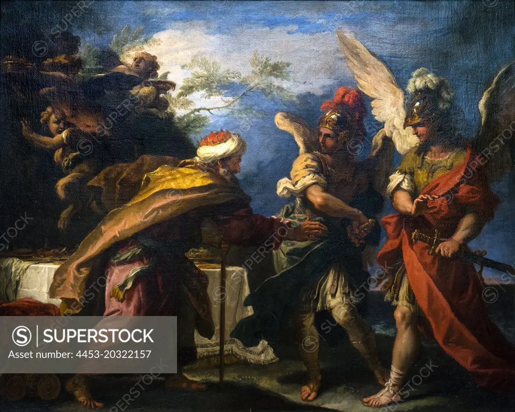 Phineas and the Sons of Boreas; about 1695 Oil on canvas Sebastiano Ricci Italian Venetian; 1659-1734