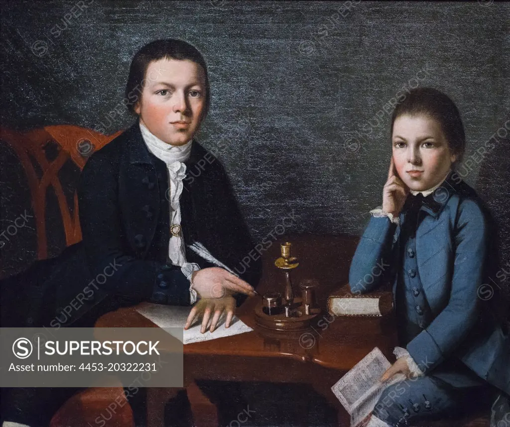 Francis Malbone and His Brother about 1773 Oil on canvas Gilbert Stuart American; 1755-1828