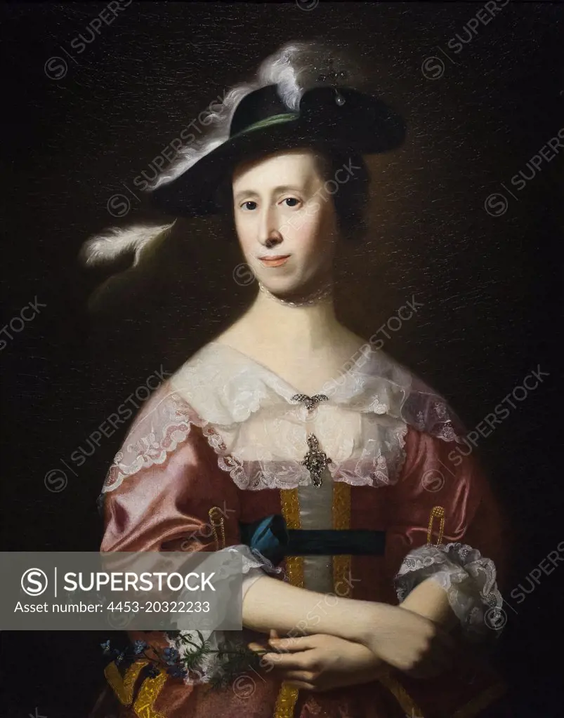 Mrs. Samuel Quincy Hannah Hill; about 1761 Oil on canvas John Singleton Copley American; 1738-1815