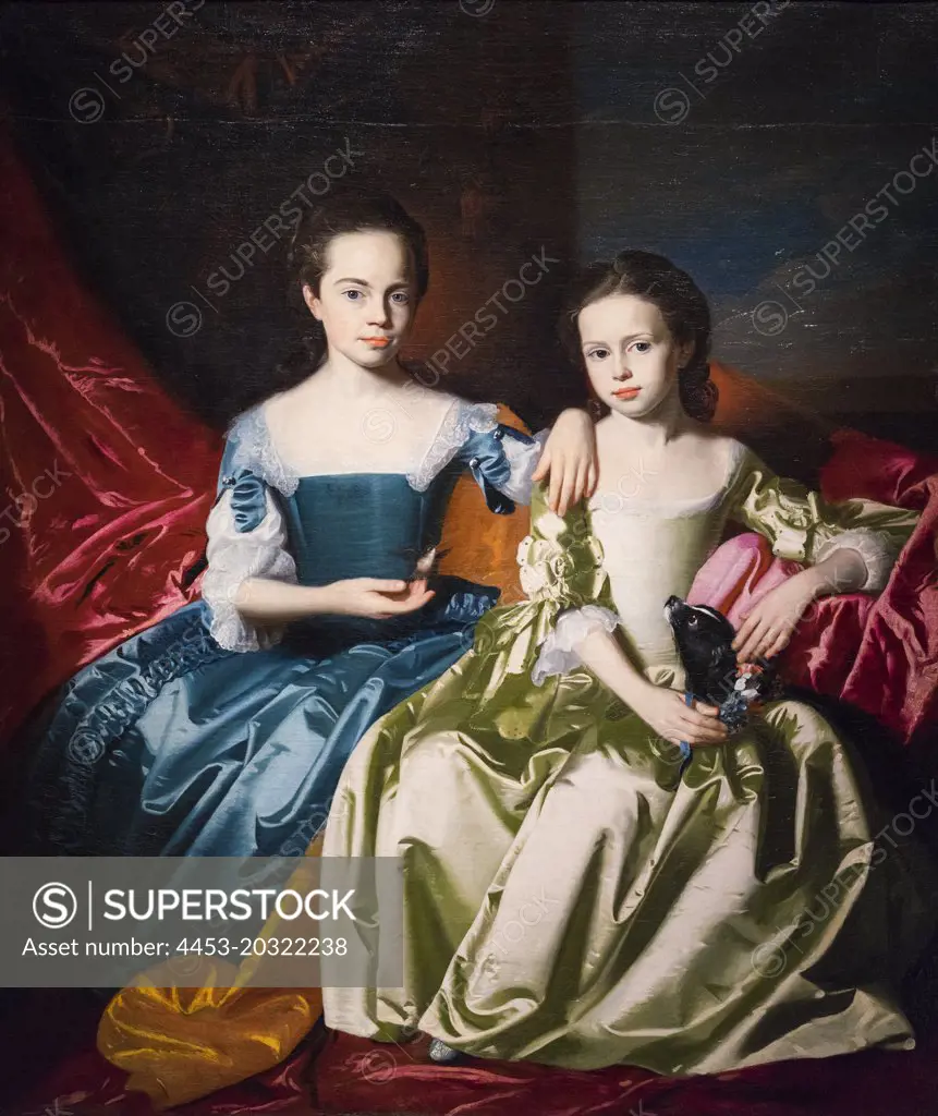 Mary and Elizabeth Royall; about 1758 Oil on canvas John Singleton Copley American; 1738-1815