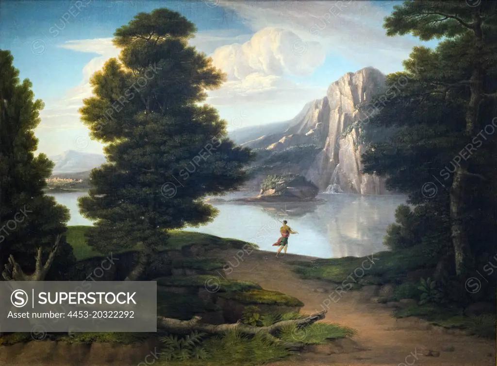 Landscape with a Lake; 1804 Oil on canvas Washington Allston American; 1779-1843