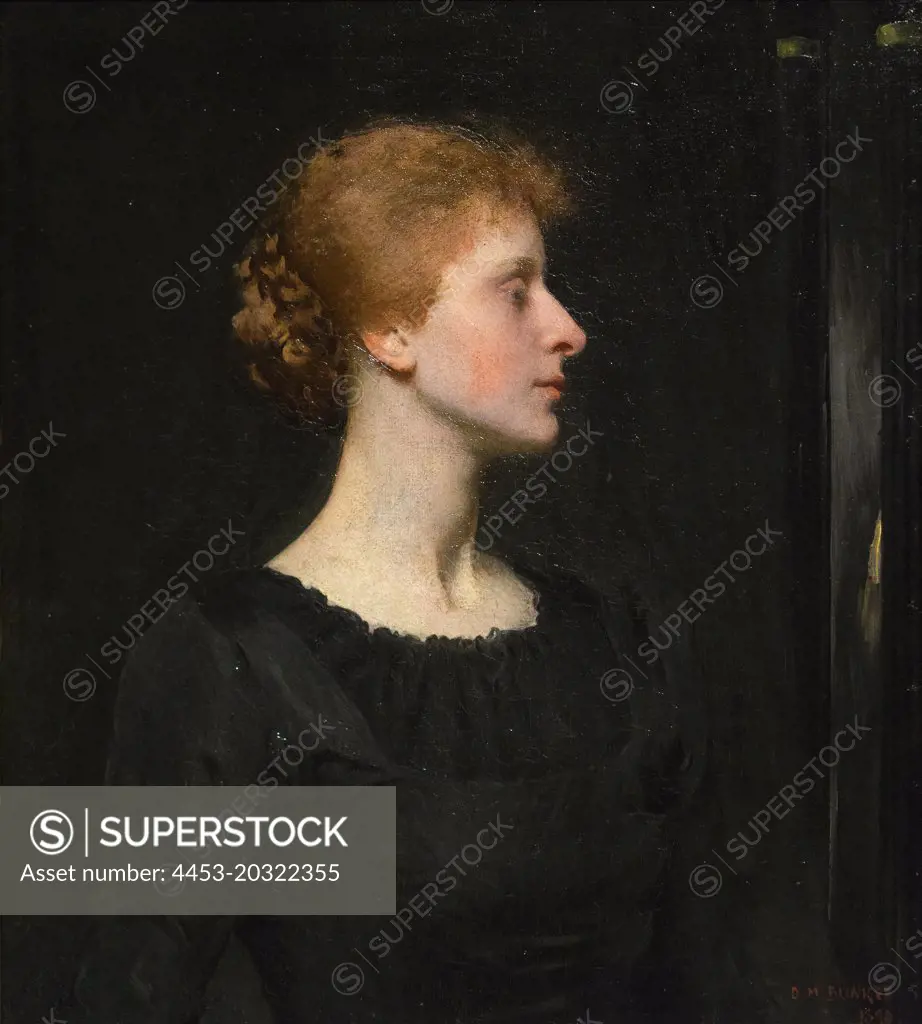 Jessica; 1890 Oil on canvas Dennis Miller Bunker American; 1861-1890