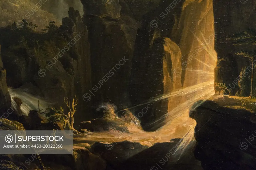Detail of Expulsion from the Garden of Eden; 1828 Oil on canvas Thomas Cole American born in England; 1801-1848