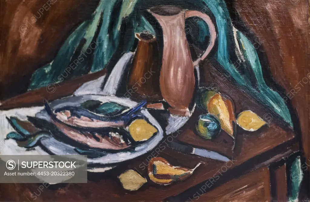 Still Life with Fish 1921 Oil on canvas Marsden Hartley American Born 1877; died 1943
