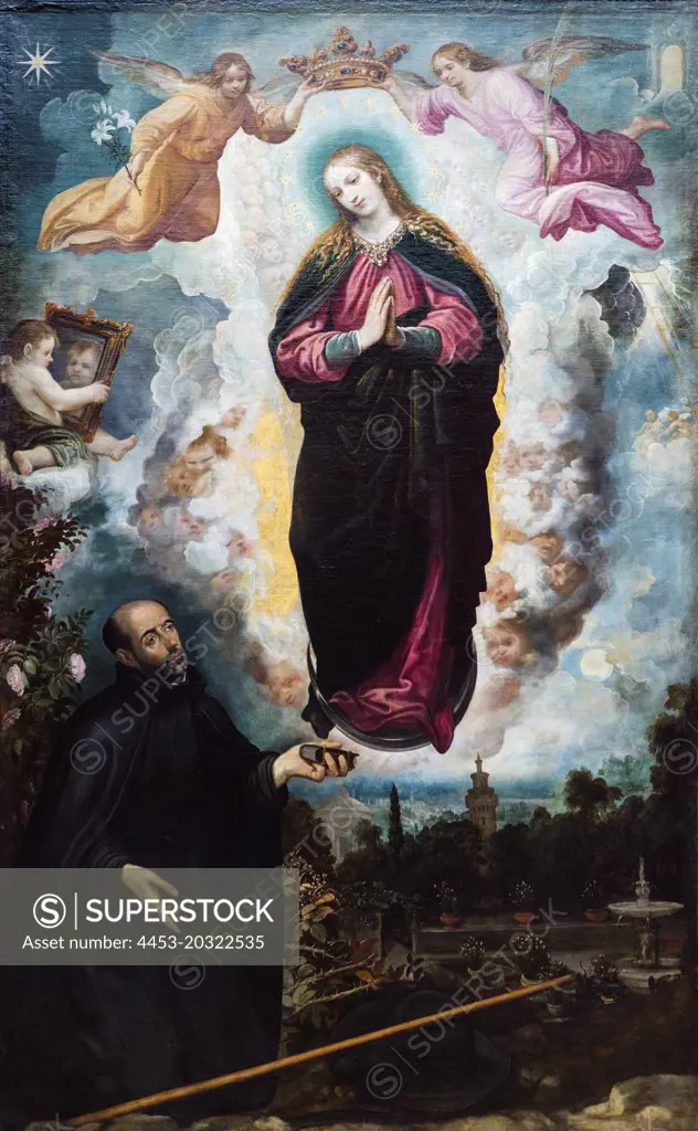 Mary of the Immaculate conceiving of the founder Father Fernando de Mata. Worshiped (around 1554-1612). (Juan de las Roelas; 1625 1558/60 Seavilla- Olivarez / Sevilla)
