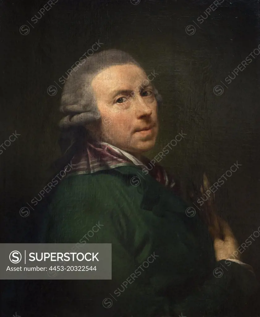 1731 Vienna 1808 Rome. (Anton von Maron; self-portrait. 1794)