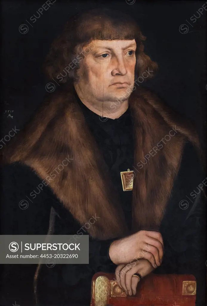Portrait of a Burger Master of Weibenfels. 1515. (Lucas Craafter d. A. 1472 Kroafter-1553 Weimar)