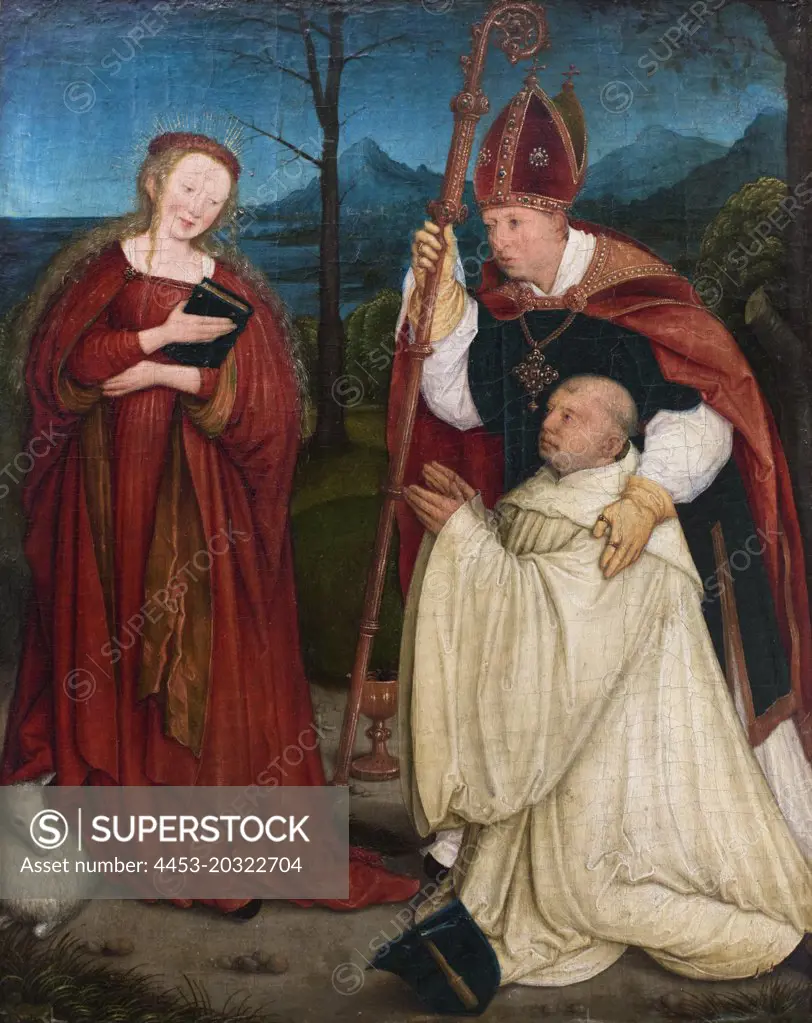 The holy Konrad as the patron saint of Zisterzienscrmonchs. After 1520 (Bernhard Strigel; around 1460 Memmingen Allgau Memmingen-1528)