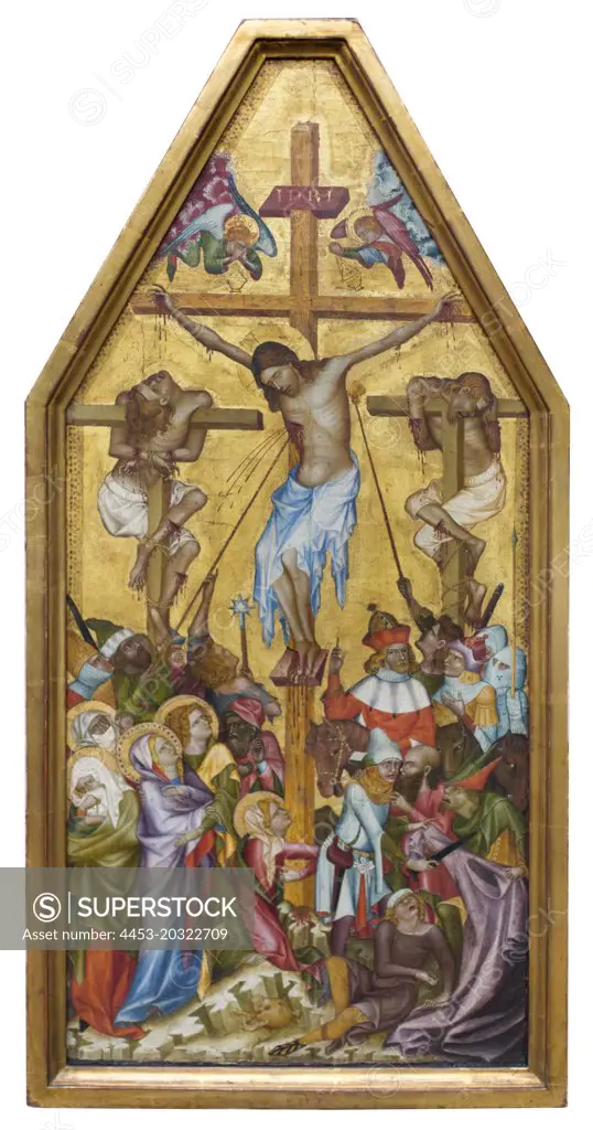 the crucifixion of christ. (Kaufmannsche crucifixion). (Czech-.; 1350)