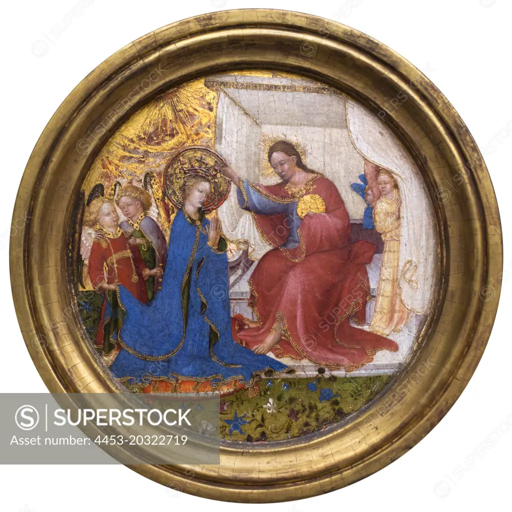 the coronation Mary. (French; 1400)