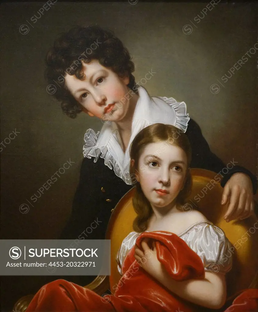 Michael Angelo and Emma Clara Peale Ca. 1826 Oil on canvas Rembrandt Peale American 1778-1860