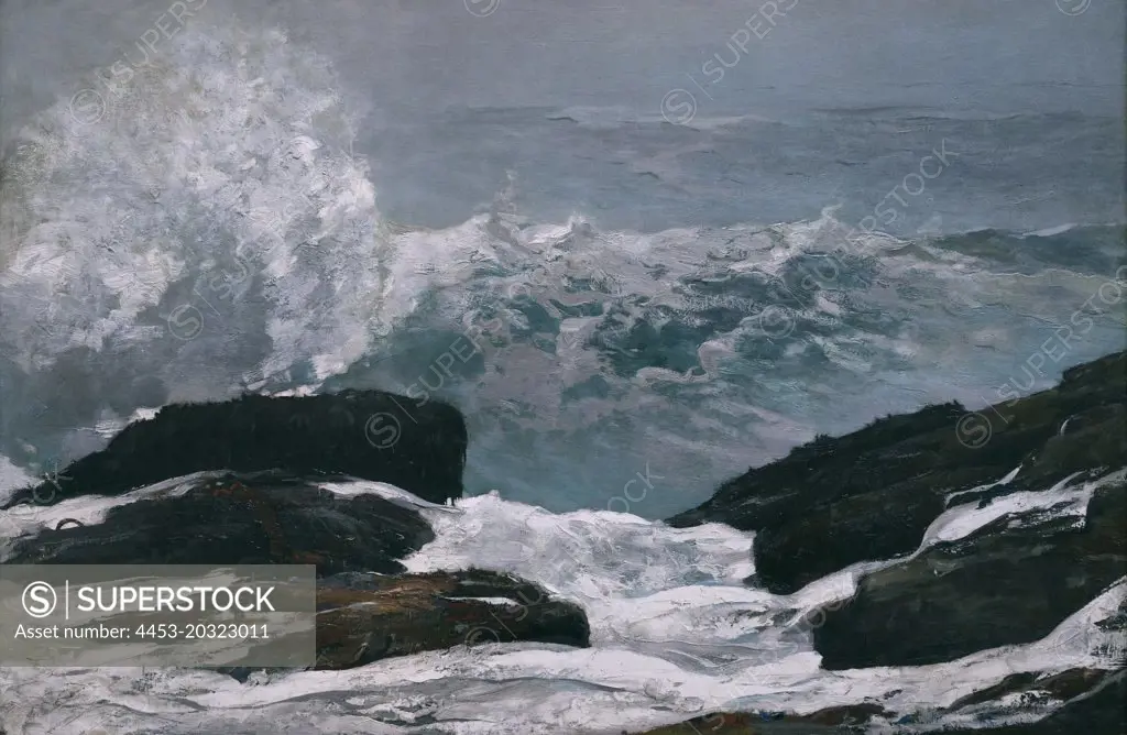 Maine Coast 1896 Oil on canvas Winslow Homer; American (1836-1910)