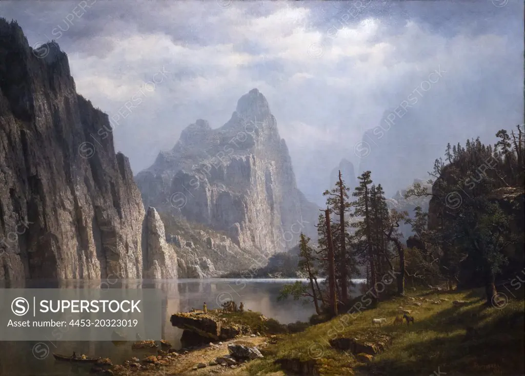 Merced River; Yosemite Valley 1866 Oil on canvas Albert Bierstadt American 1830-1902