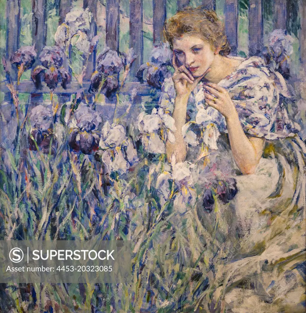 Fleur de Lis Ca. 1895-1900 Oil on canvas Robert Reid; American 1862-1929