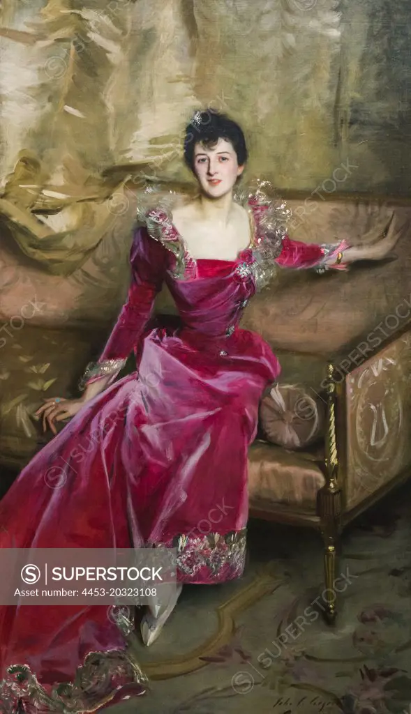 Mrs. Hugh Hammersley 1892 Oil on canvas John Singer Sargent American 1856-1925