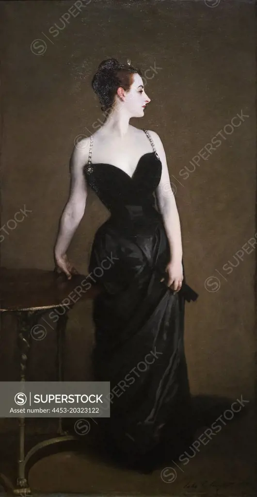 Madame X (Madame Pierre Gautreau) 1883-84 Oil on canvas John Singer Sargent American 1856-1925