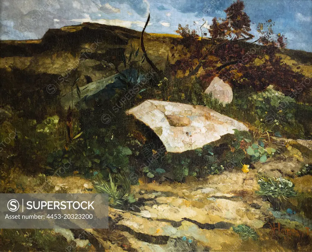Markische Landscape about 1874 oil on canvas Karl Hagemeister; German 1848-1933