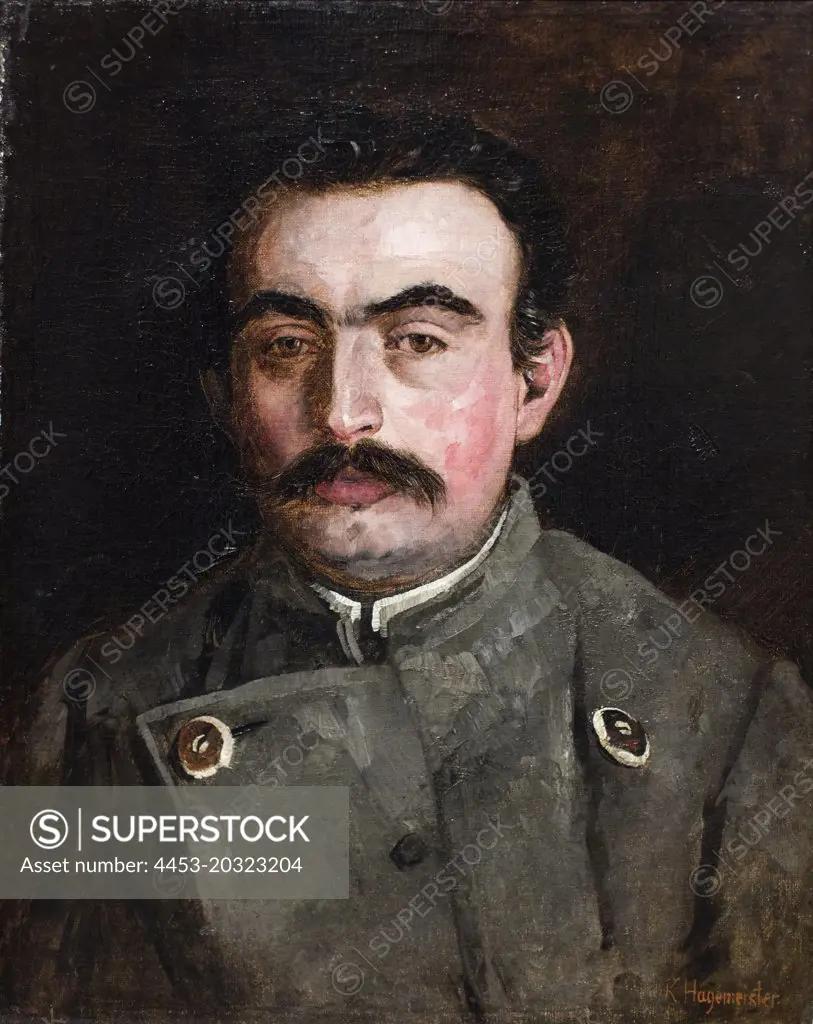 Portrait of Bernhard Luderitz 1875 Oil on canvas Karl Hagemeister; German 1848-1933