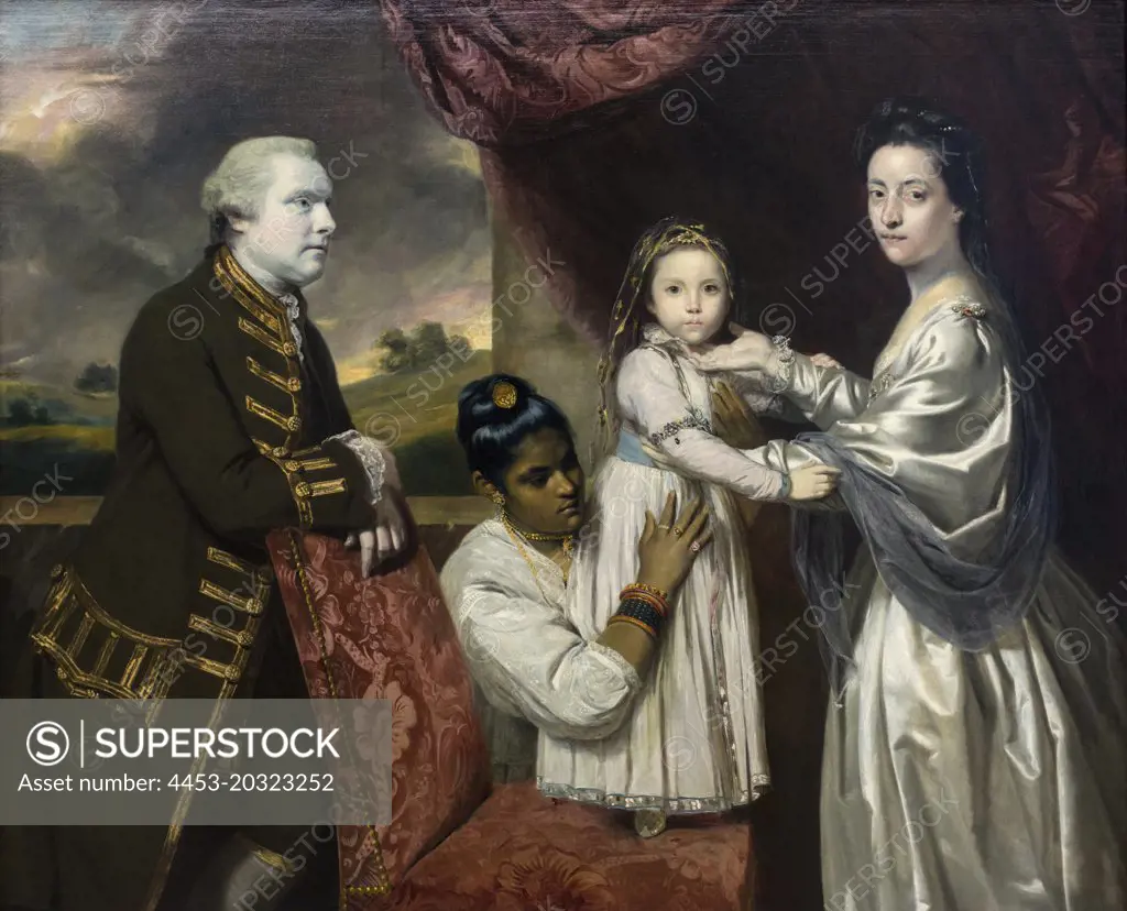 George Clive (1720-1779) and his family with an Indian servant; 1765-66 Sir Joshua Reynolds; English (1723-1792)