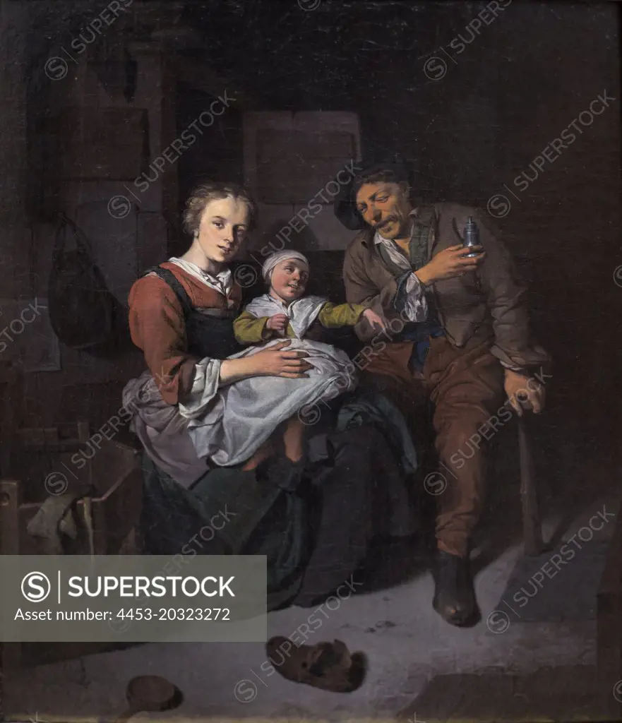 Peasant family around 1660Cornelis P. Bega Dutch 1631/32 Haarlem -1664 Haarlem