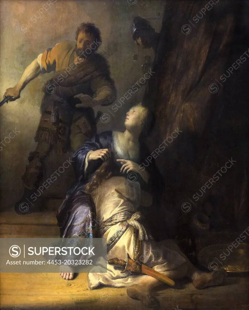Samson and Delilah; 1628/29 Rembrandt; Dutch (1606 Leiden -1669 Amsterdam)