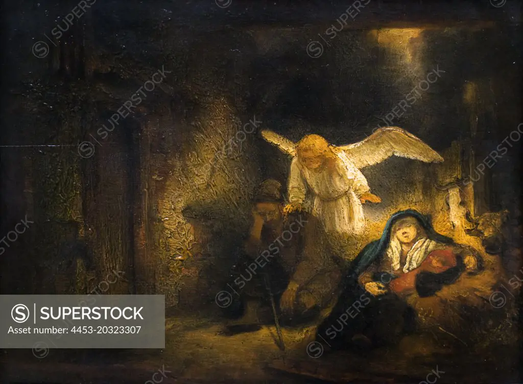 The dream of Joseph; 1645 Rembrandt; Dutch (1606 Leiden -1669 Amsterdam)