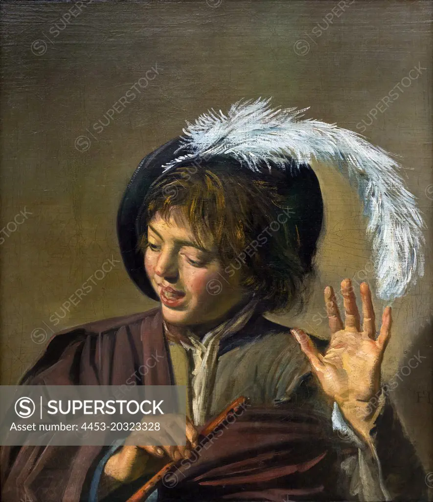 Singing Boy with flute 1623/25 Frans Hals Dutch (1581/85 Antwerp -1666 Haarlem)