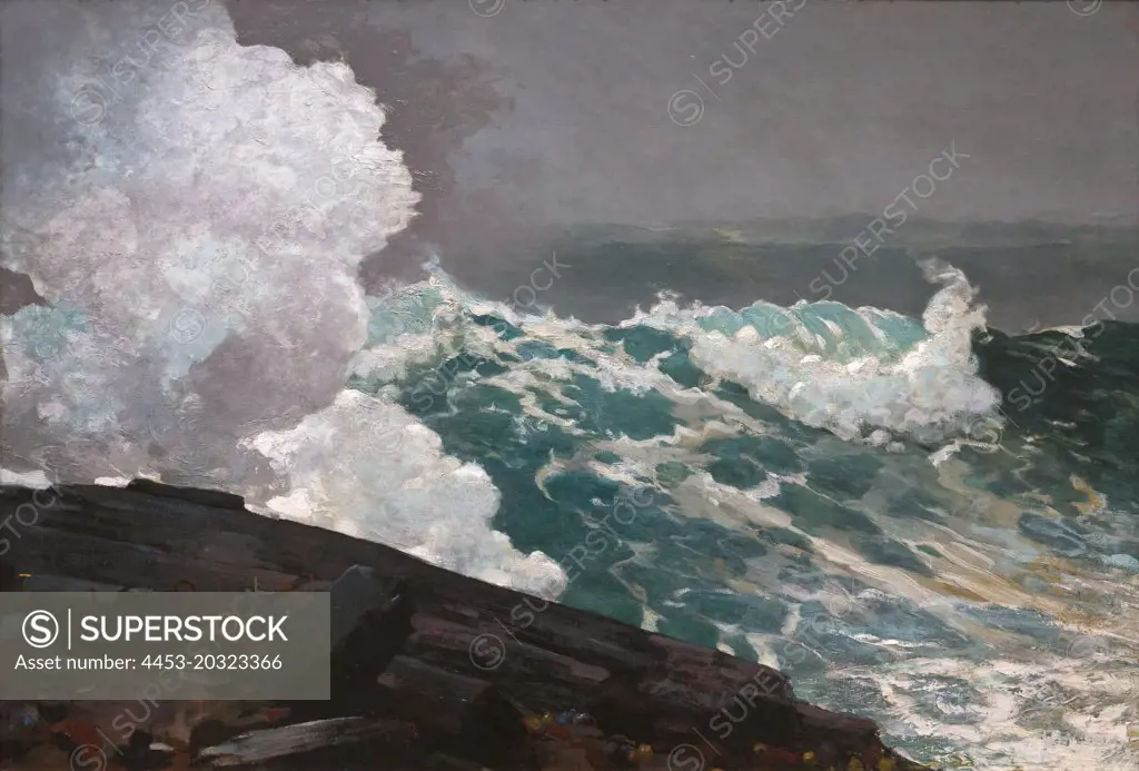 Northeaster 1895; reworked by 1901 Oil on canvas Winslow Homer; American (1836-1910)