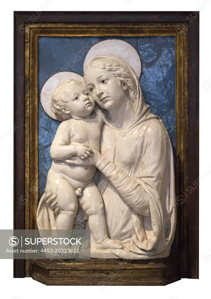 Virgin and Child c. 1500 Glazed earthenware Andrea Della Robbia; Italian (active Florence); born 1435; died 1525