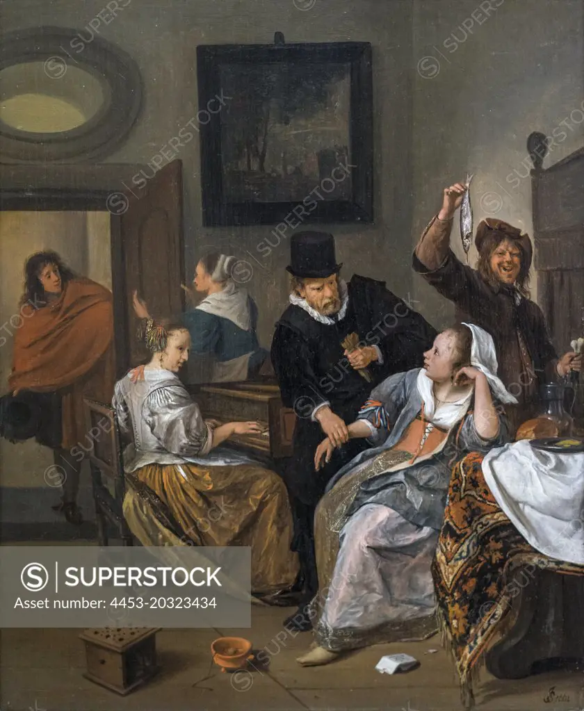 The Doctors Visit c. 1660-65 Oil on panel Jan Steen; Dutch (active Leiden; Haarlem; and The Hague) Born 1625/26; died 1679