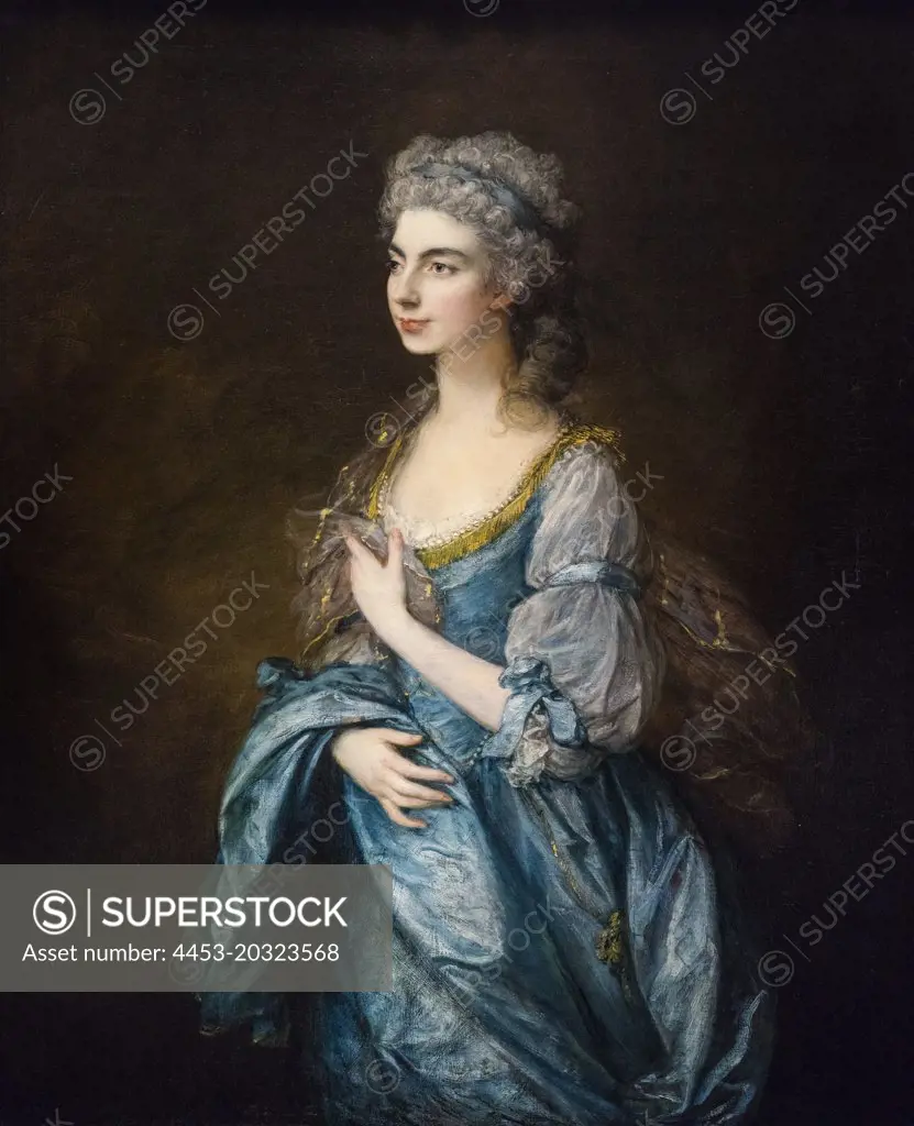 "Portrait of Lady Rodney born Anne Harley C. 1781 Oil on canvas by Thomas Gainsborough, English, 1727 - 1788"