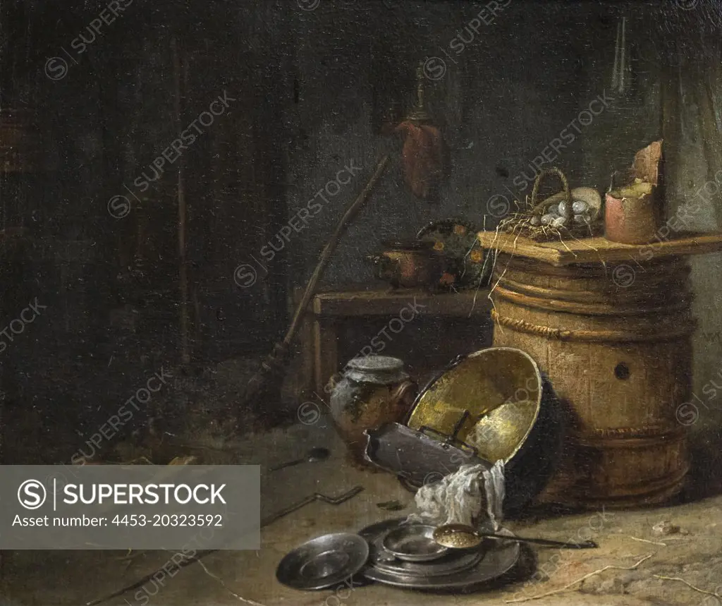 Kitchen C. 1642 Oil on panel