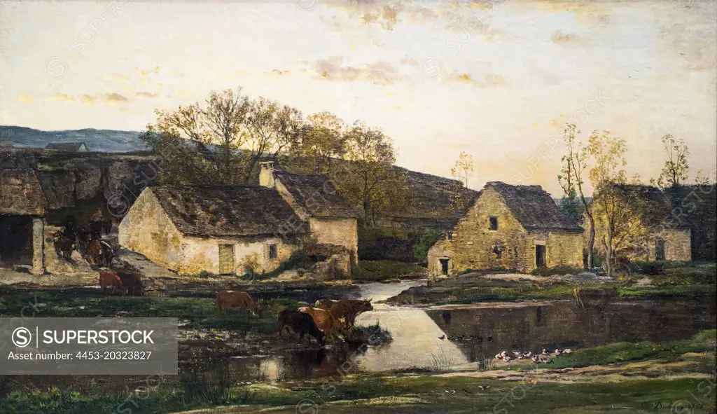 Mill 1857 Oil on canvas